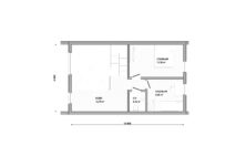 Миниатюра изображения планировки 2 этажа СКС-09